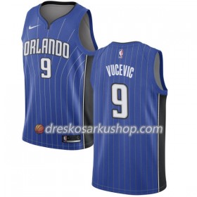 Muški NBA Dres Orlando Magic Nikola Vucevic 9 Nike 2017-18 Royal Swingman